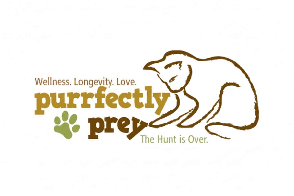 Higher-resolution Purrfectly Prey logo for the Cat Food collection banner